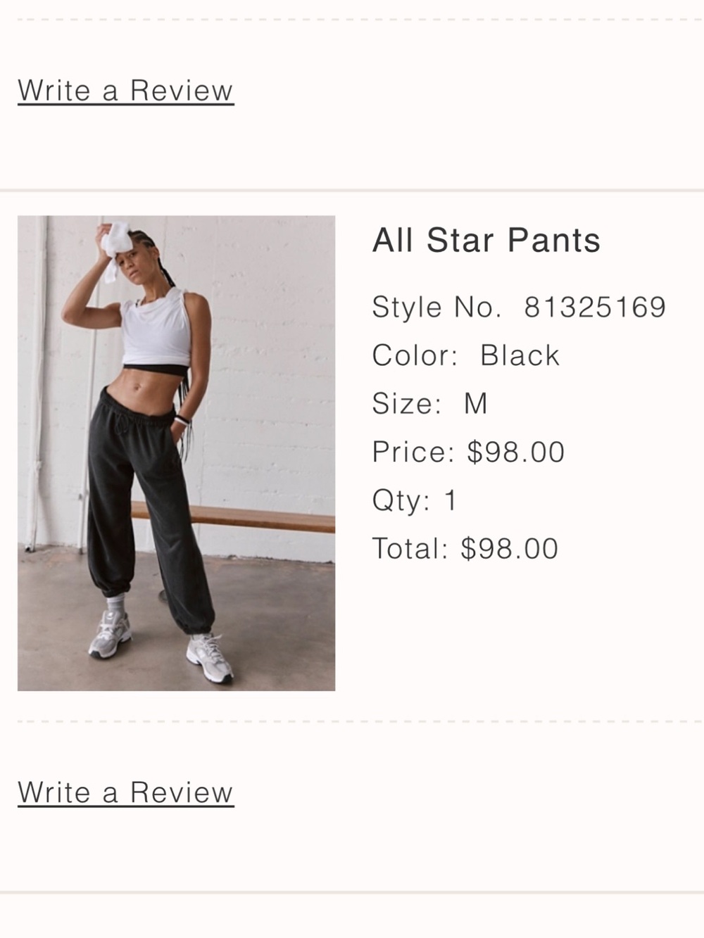 Free People All Star Pants in Black